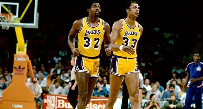 Magic Johnson & Kareem Abdul-Jabbar