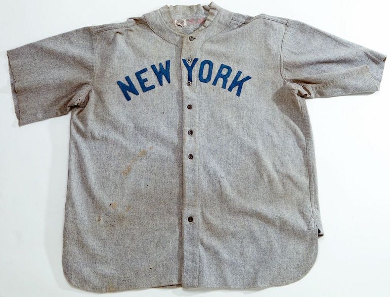 babe ruth 1920 jersey