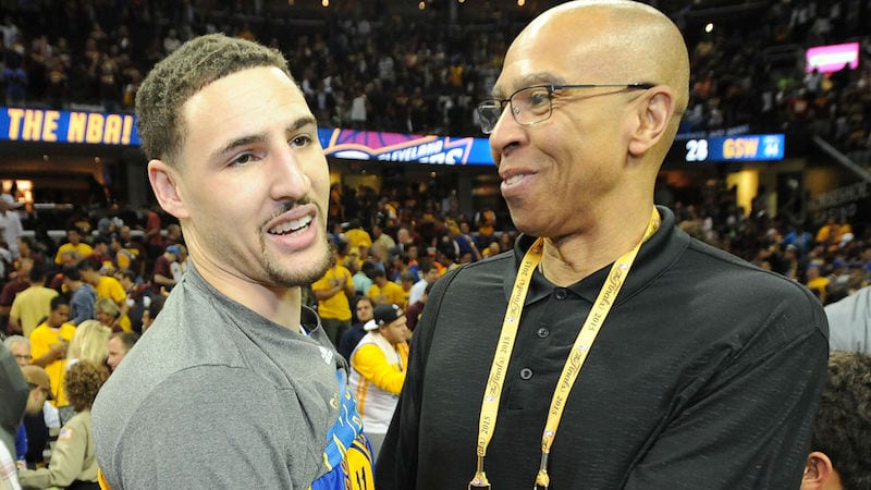 klay and mychal thompson
