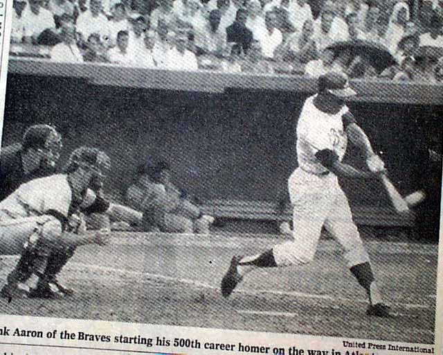 hank aaron 500