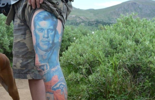 john elway tattoo