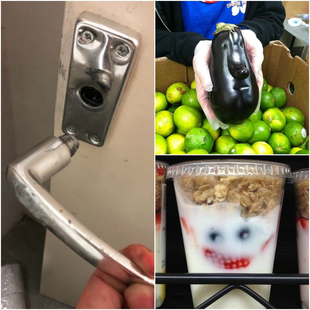 Cool photos of faces hidden within everyday objects - Sports Retriever
